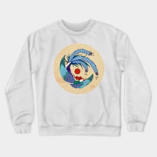 Minhwa: Asian Phoenix B Type (Korean traditional/folk art) Crewneck Sweatshirt